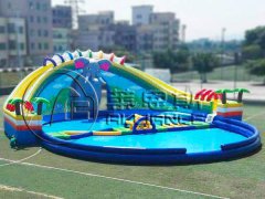 大象滑梯充氣水樂(lè)園戲水娛樂(lè)設(shè)備
