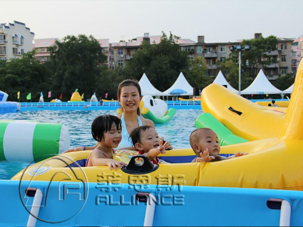 支架式戲水池